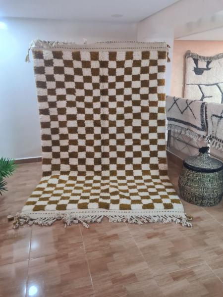 White Latiram Marokkaans handgemaakt tapijt